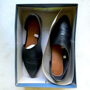 Black flats, new in box